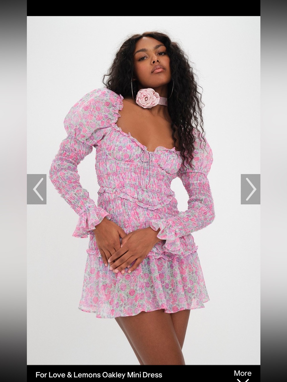 For love and lemons Oakley mini dress